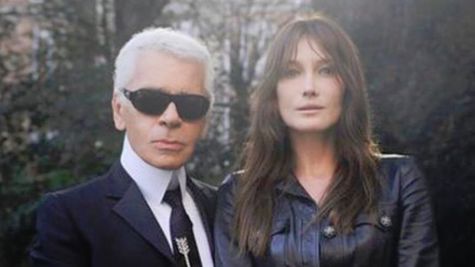 Carla Bruni, Karl Lagerfeld 