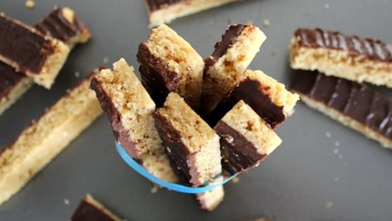 Cookies sticks chocolat-noix de coco