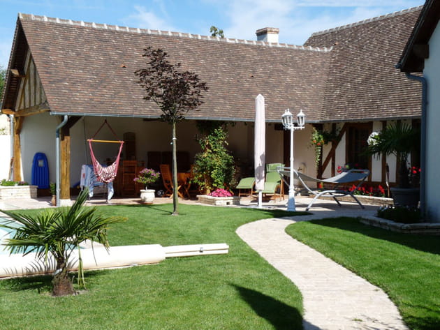 Une terrasse couverte