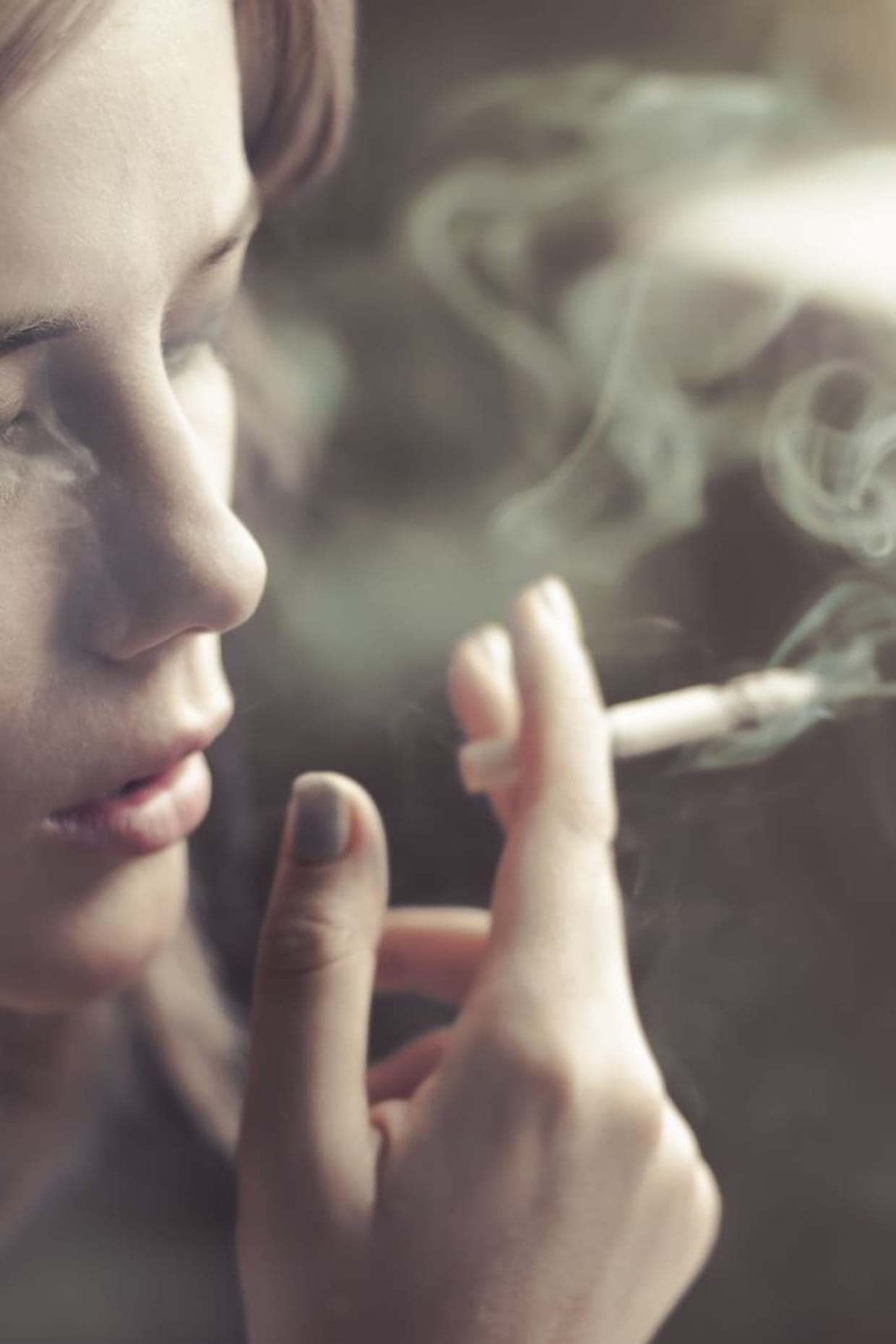 La fume irrite les yeux