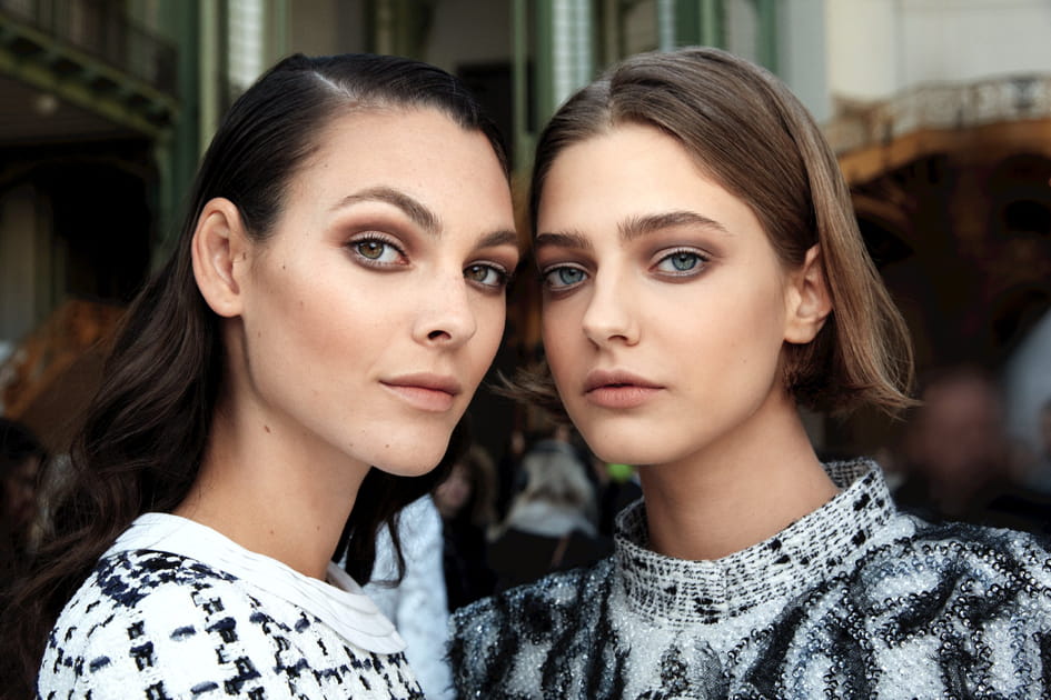 Le halo de fard &agrave; paupi&egrave;res marron