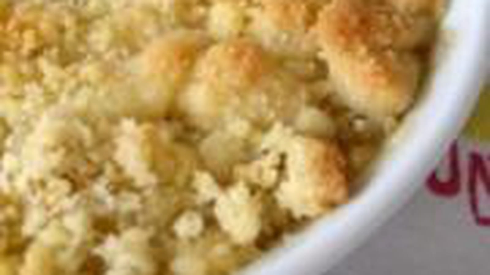 Crumble aux pommes