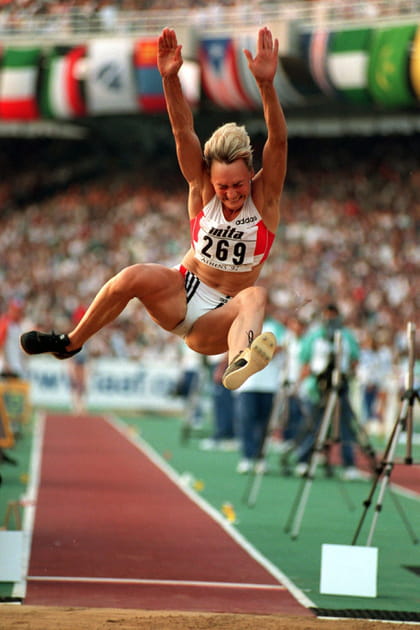 L'athl&egrave;te Heike Drechsler