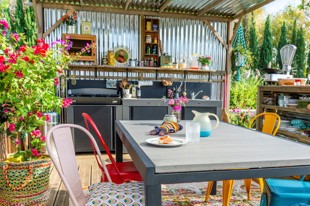 Fermer l'espace pergola