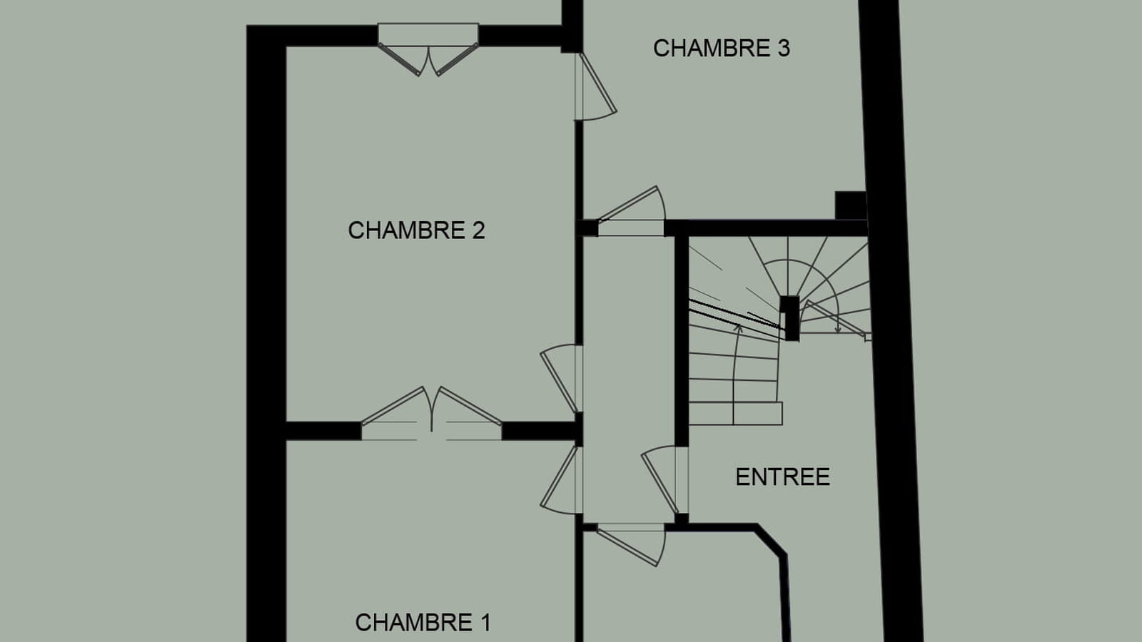 Plan rez-de-chaussée existant
