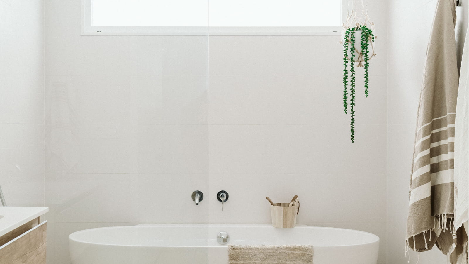 Salle de bains après