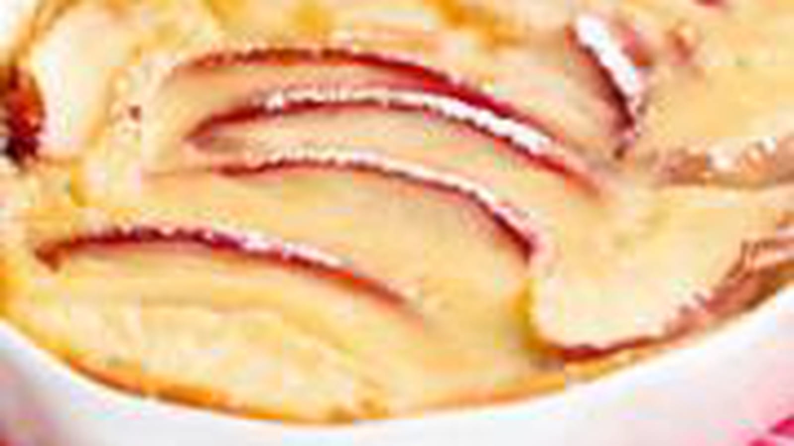 Clafoutis pêches amande