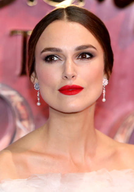 La bouche rouge de Keira Knightley