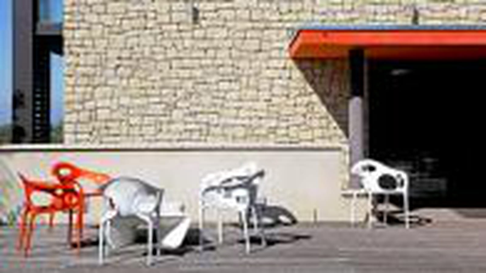 Terrasse futuriste