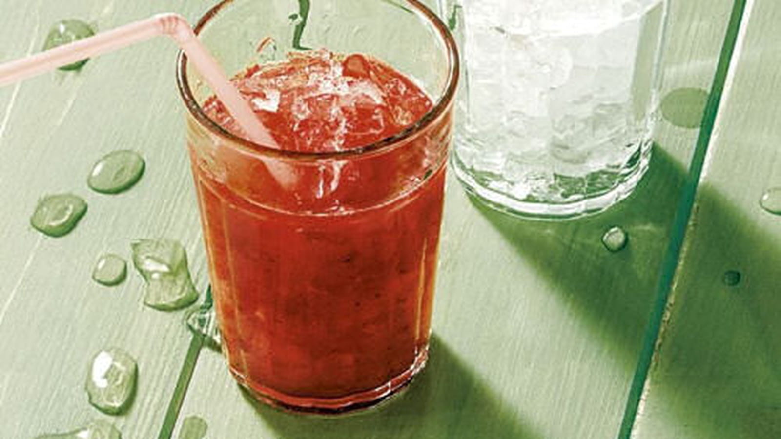 Jus de pastèque glacée