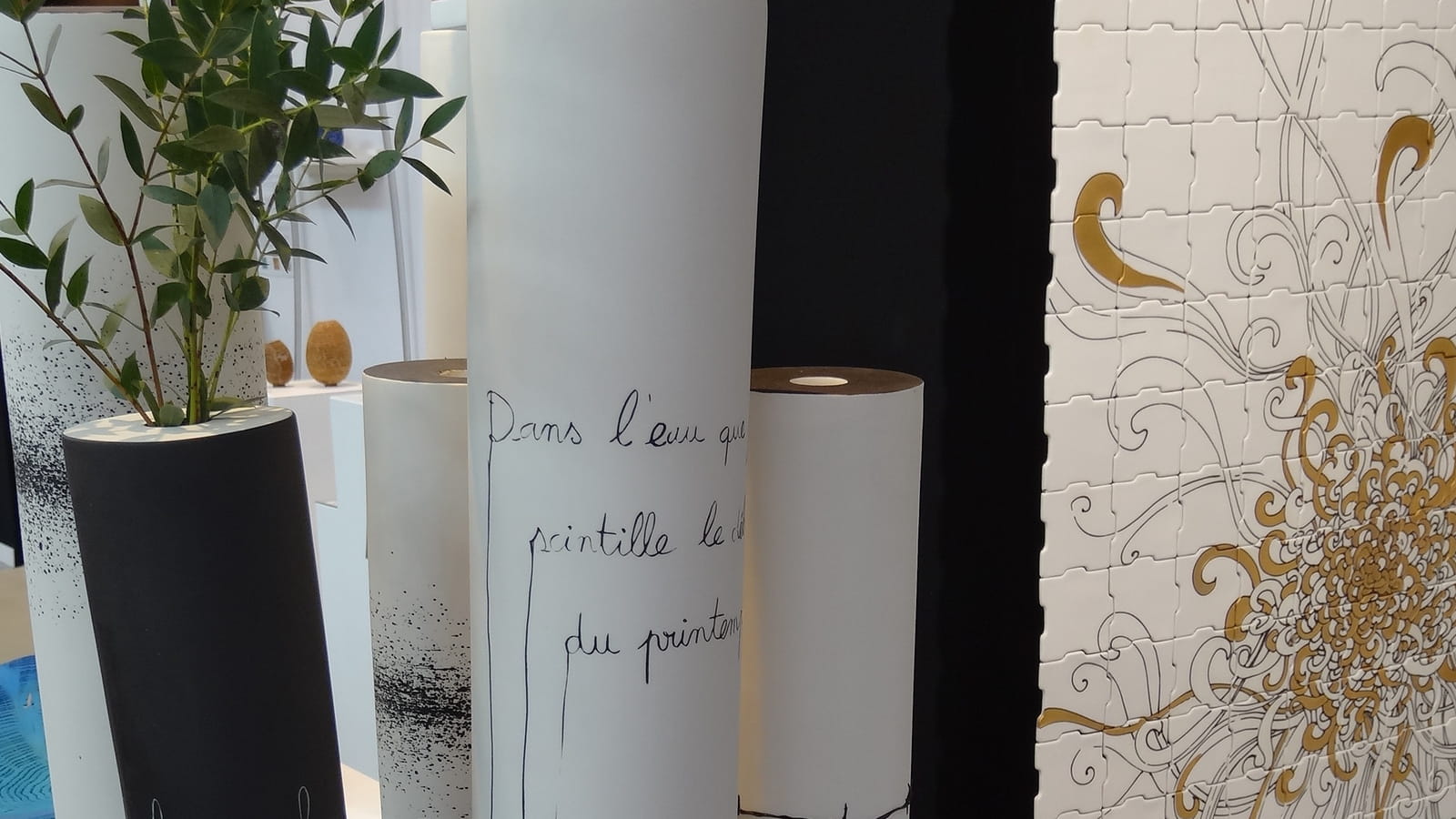  Vase en porcelaine Passage secret