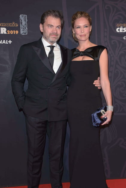 Clovis Cornillac et Lilou Fogli, tr&egrave;s sages sur tapis rouge