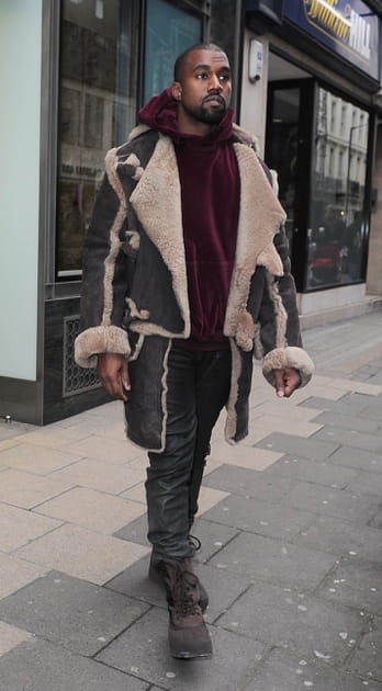 Kanye West dans les rues de Londres
