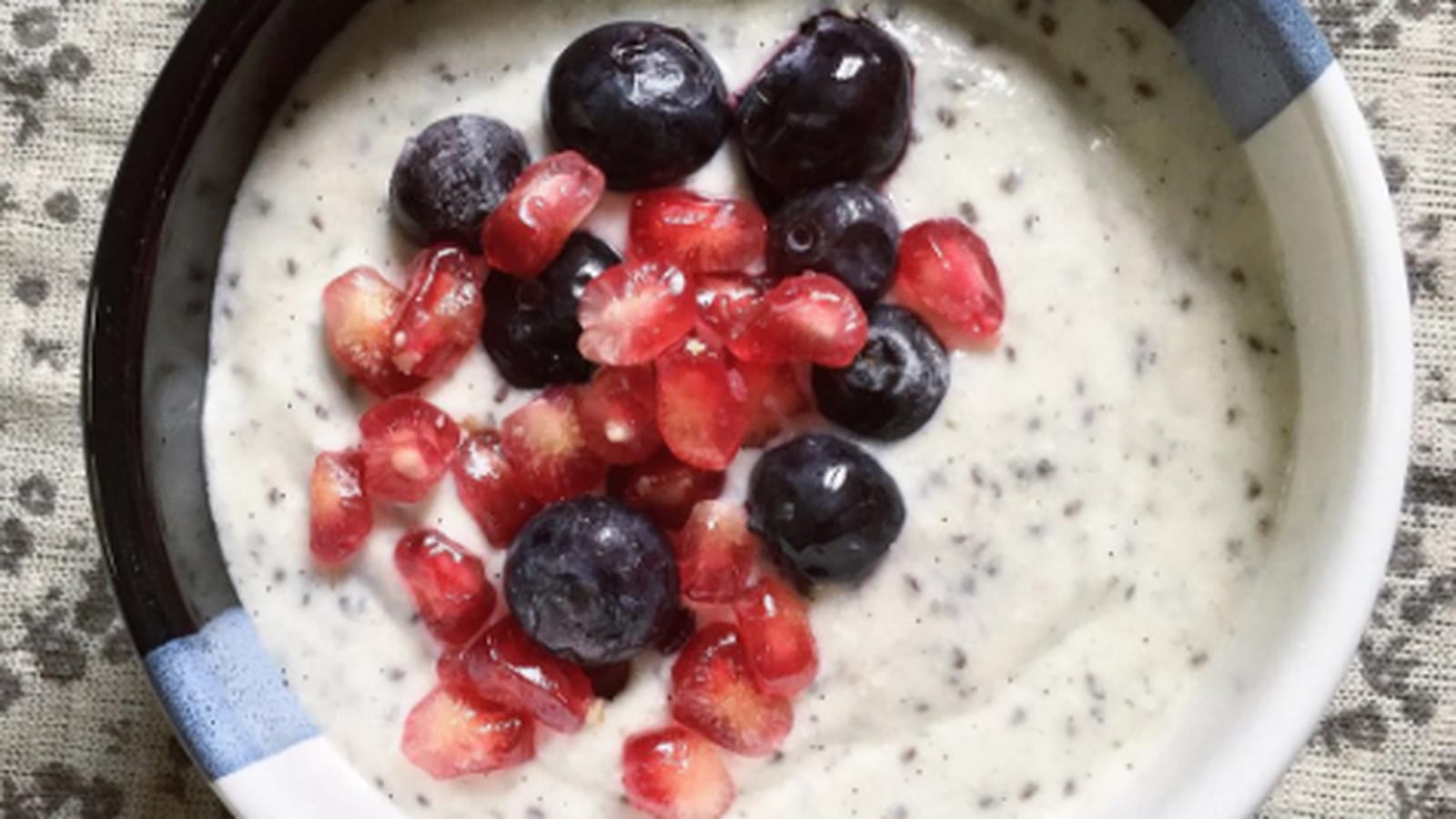 Yaourt vanille et fruits