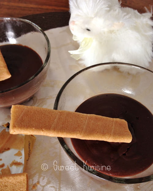 Petites crèmes au chocolat sans gluten et sans oeuf