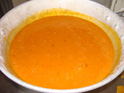 Soupe aux couleurs d'automne
