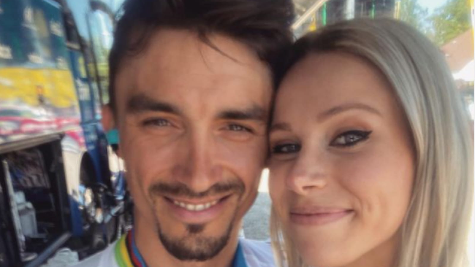 Julian Alaphilippe et Marion Rousse