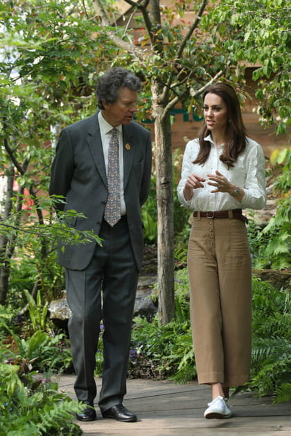 Kate Middleton en pantalon court