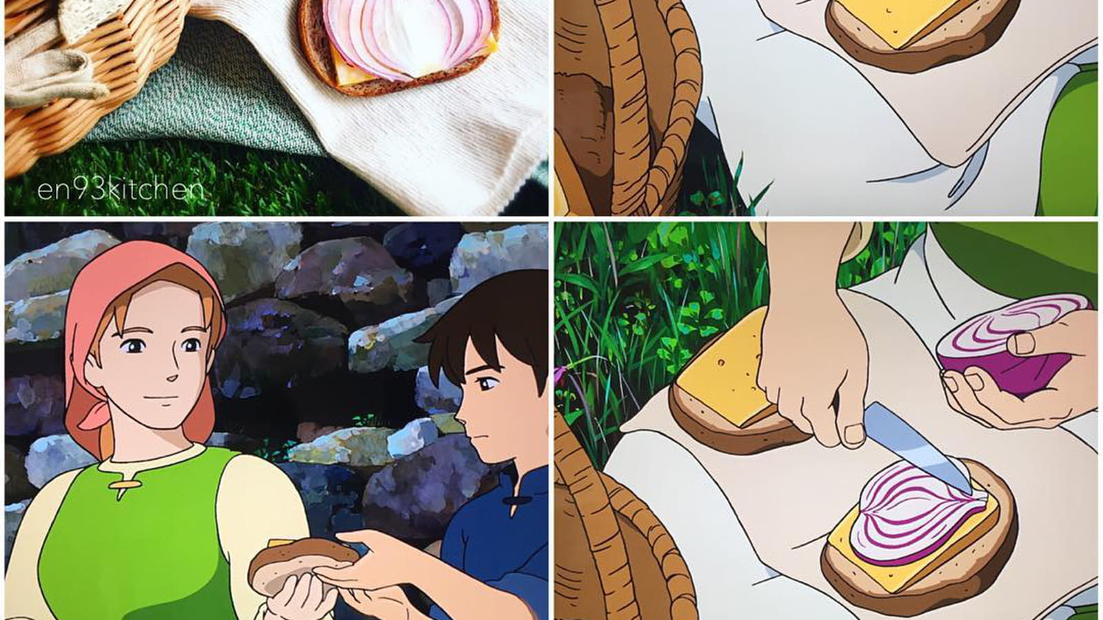 Tartine aux petits oignons