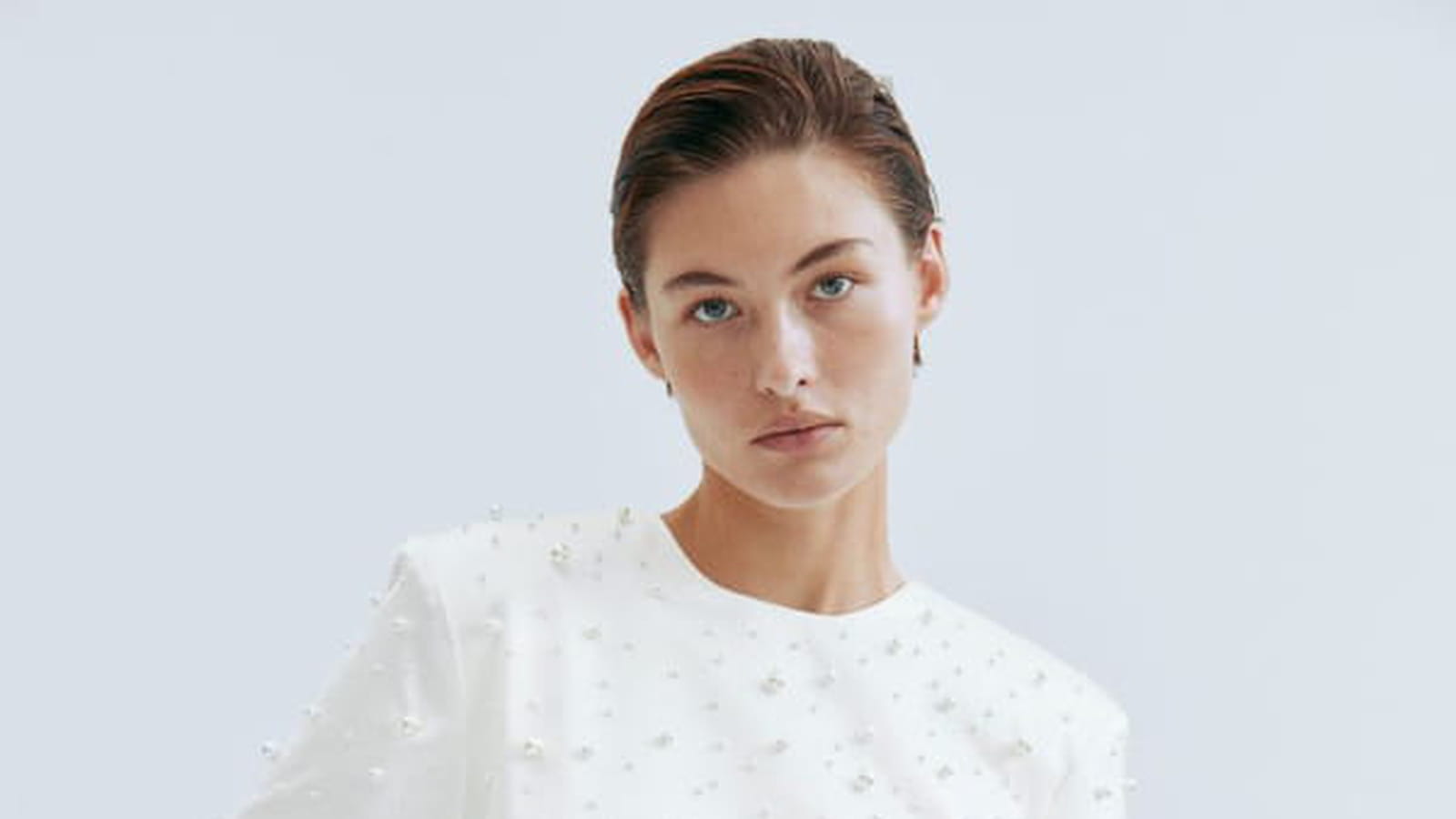 Robe avec perles fantaisie H&M 