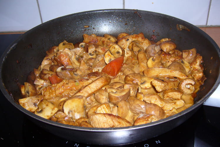 Recette Emincé de dinde au paprika
