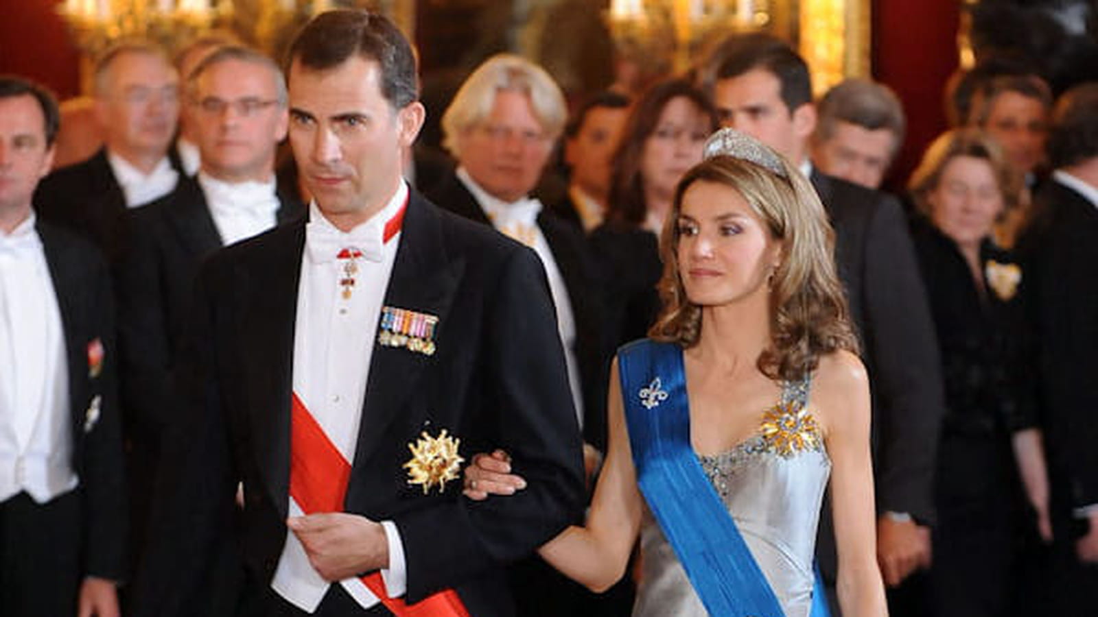 Letizia d'Espagne le 27 avril 2009