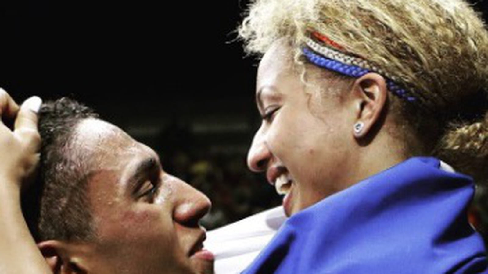 Alessandra Sublet et Teddy Riner