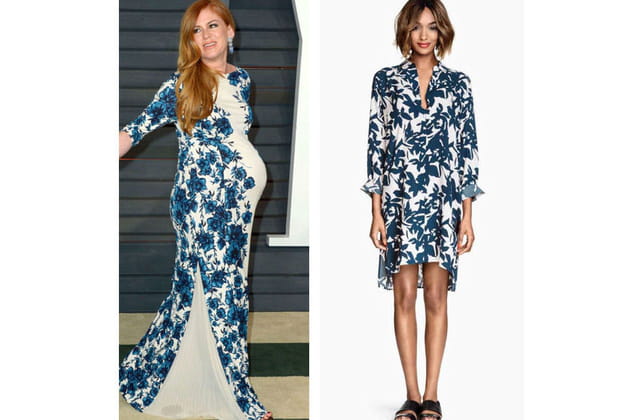 Isla Fisher : une robe fleurie