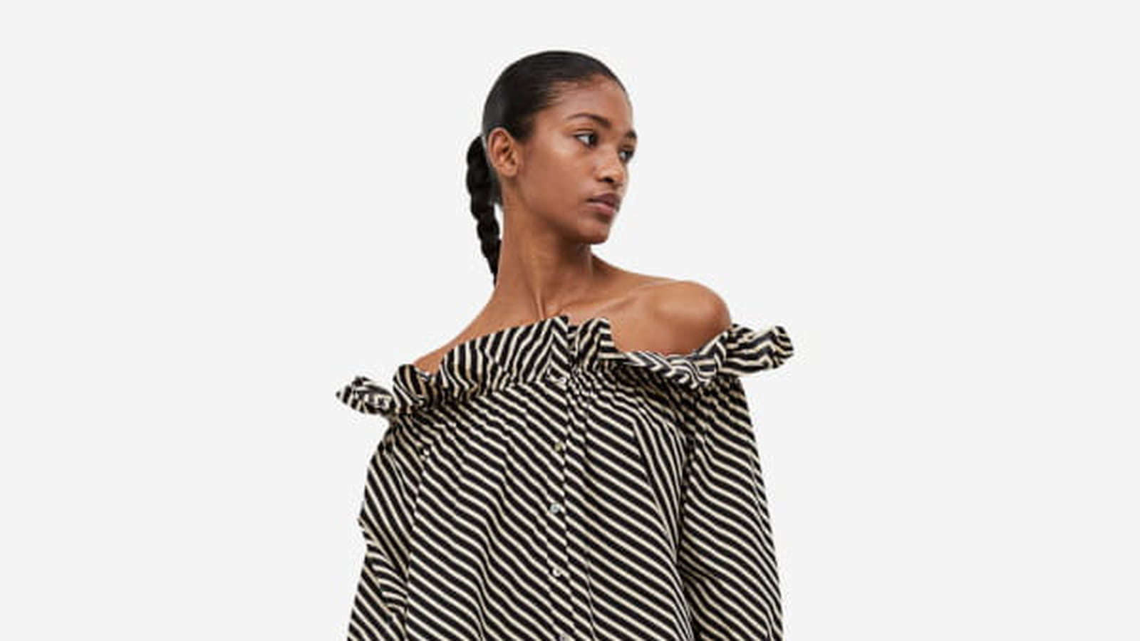 Robe rayée H&M 
