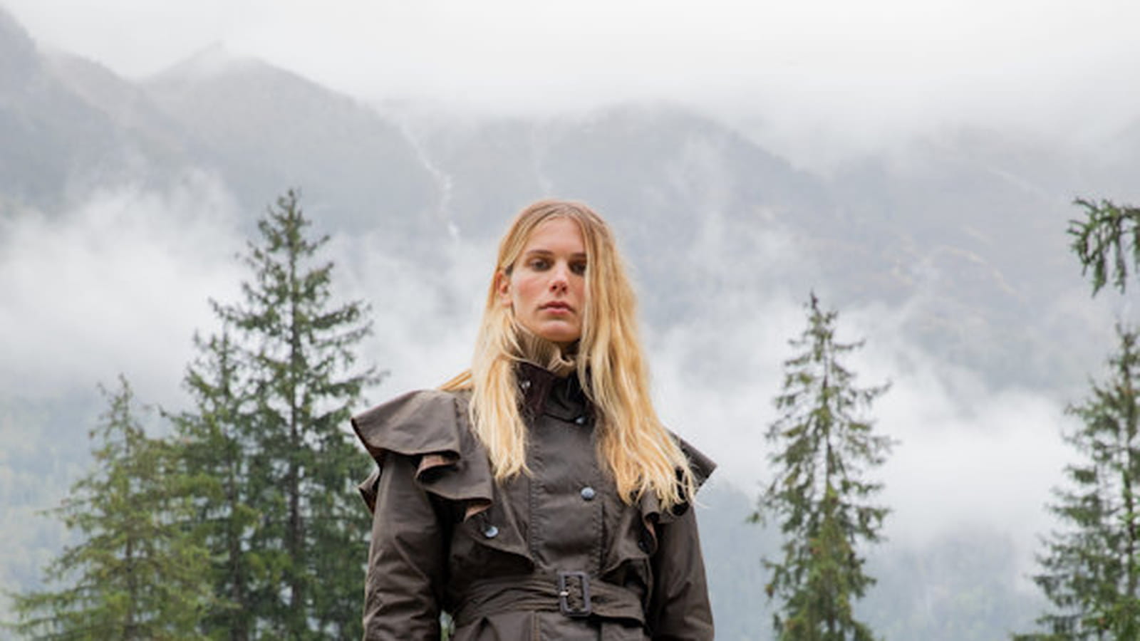 Manteau Chloé x Barbour chez Matchesfashion