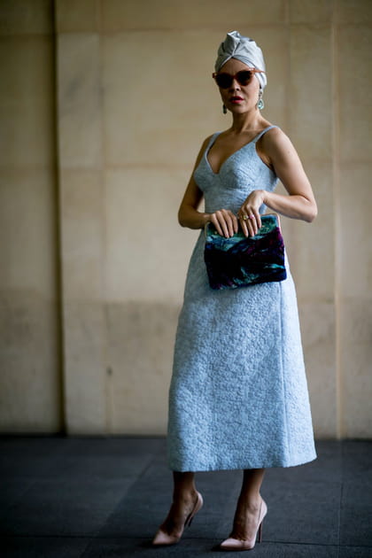Street style &agrave; Paris : le turban