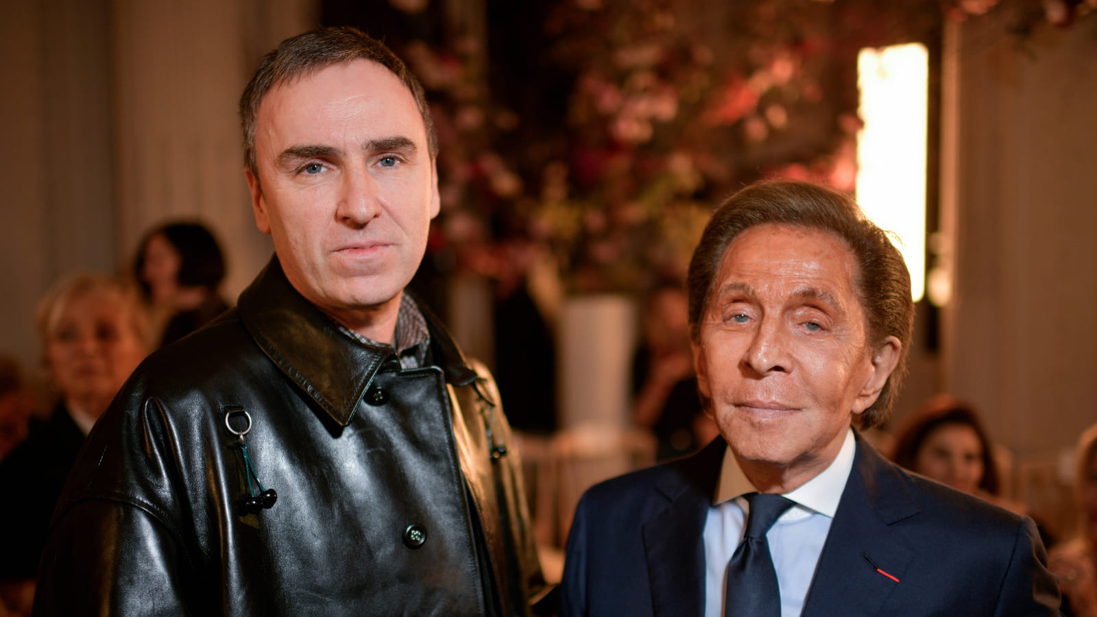 Raf Simon et Valentino