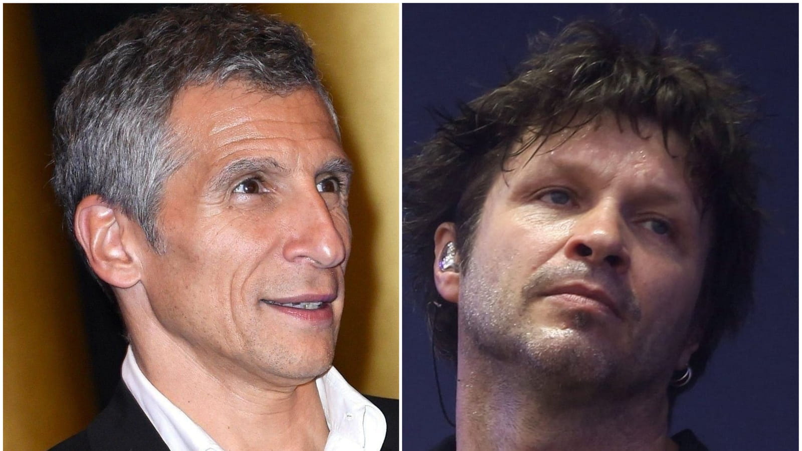 Nagui et Bertrand Cantat