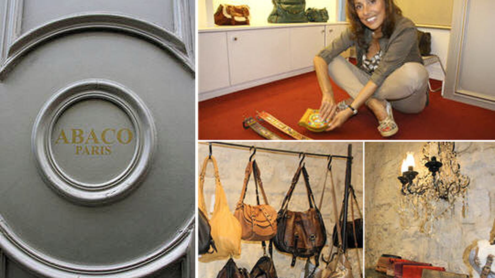 Dans l'atelier de création des sacs à main Abaco à Paris