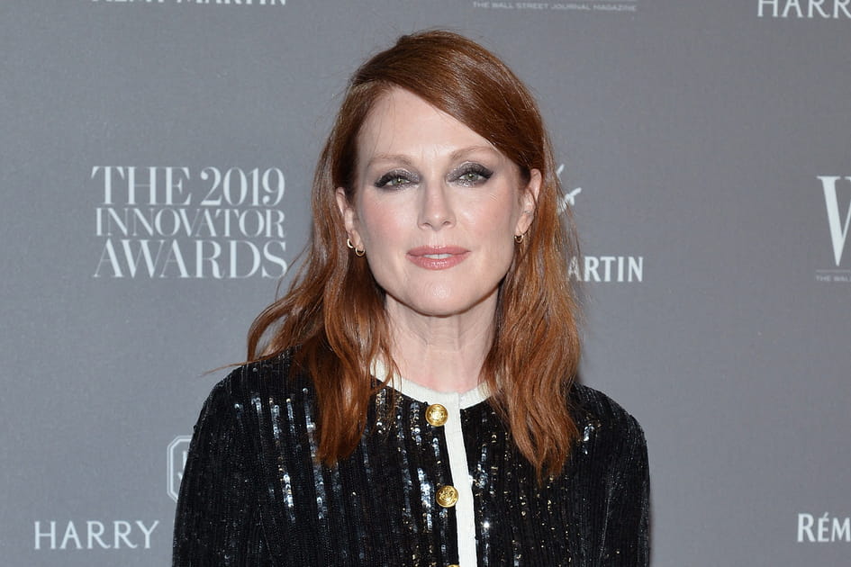 Le regard argent&eacute; et paillet&eacute; de Julianne Moore