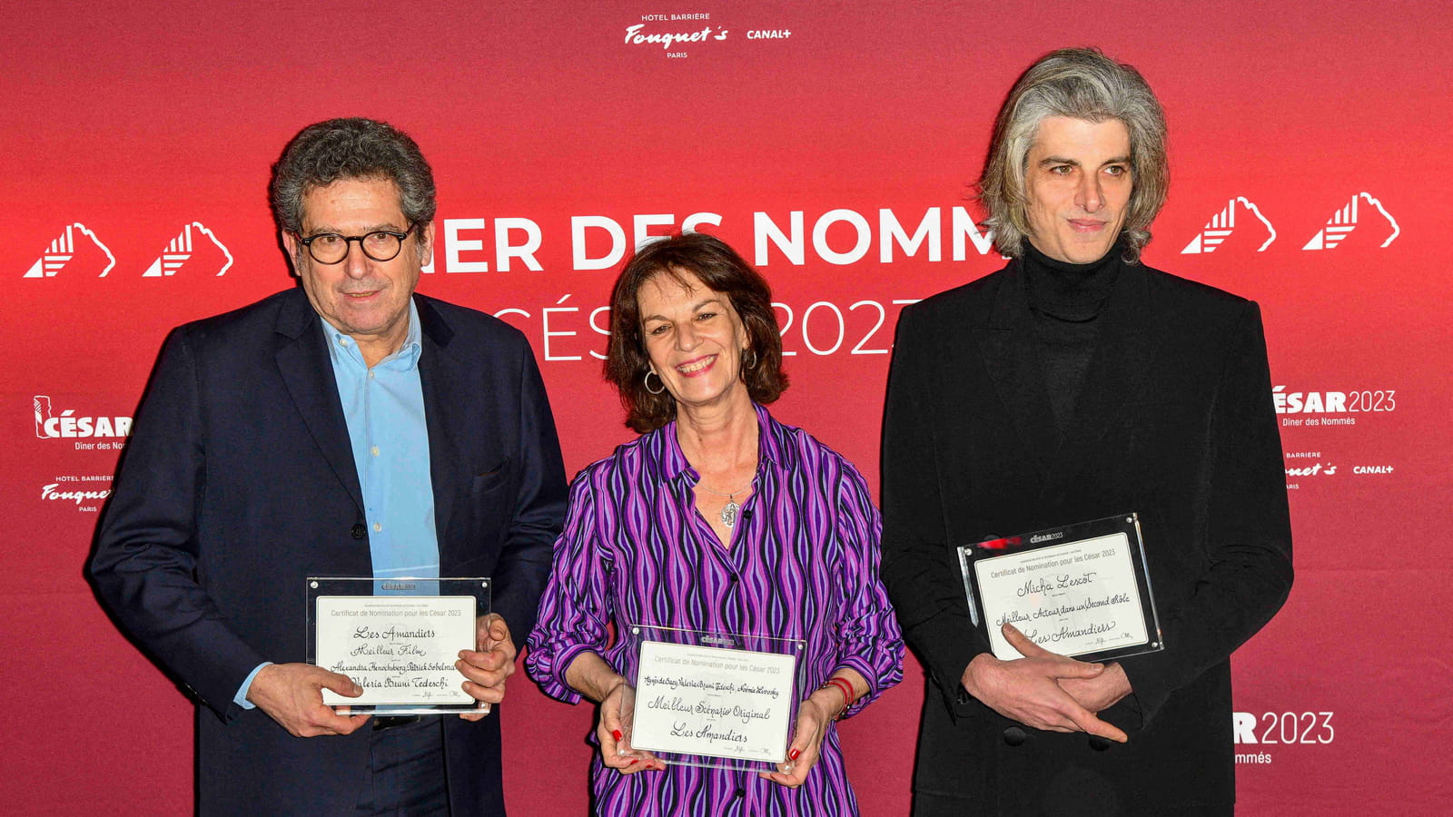 Patrick Sobelman, Agnès de Sacy et Micha Lescot