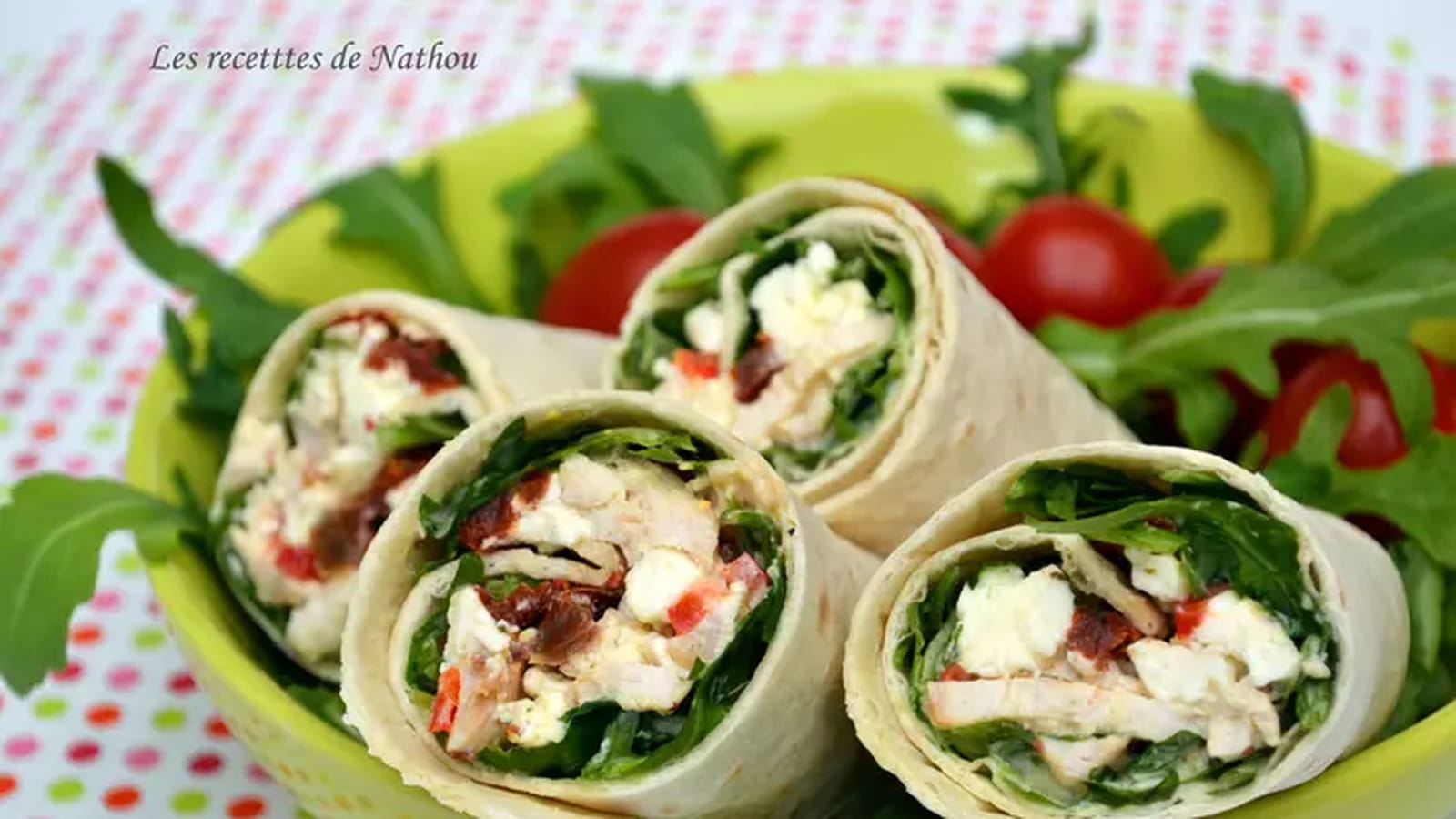 Wraps poulet et feta