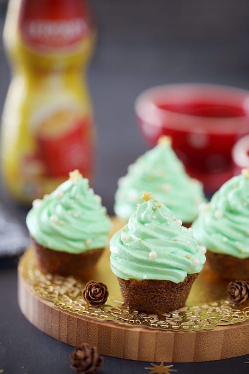 cupcakes de Noël à la crème de marron et Chicorée