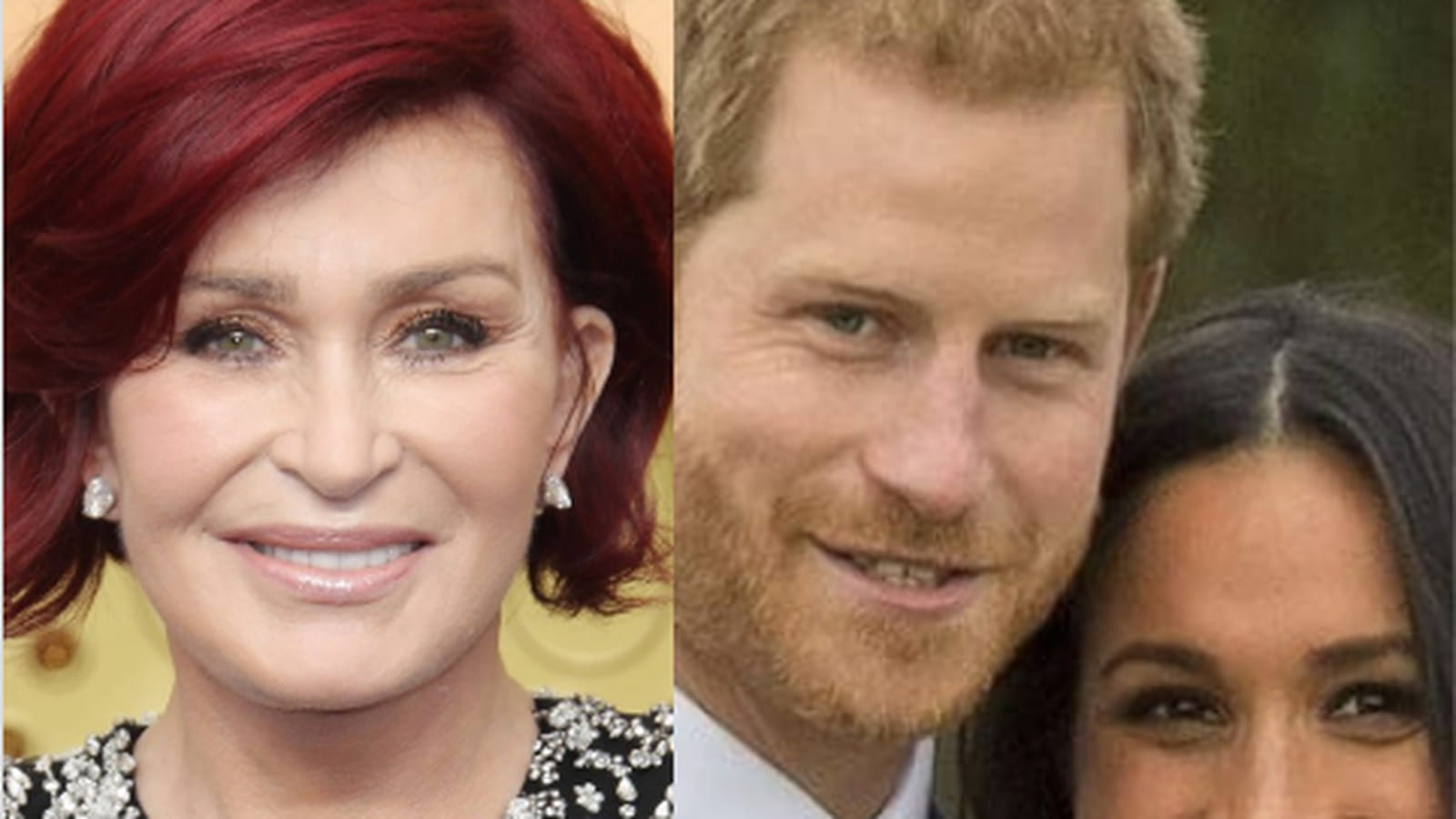 Sharon Osbourne, le prince Harry et Meghan Markle
