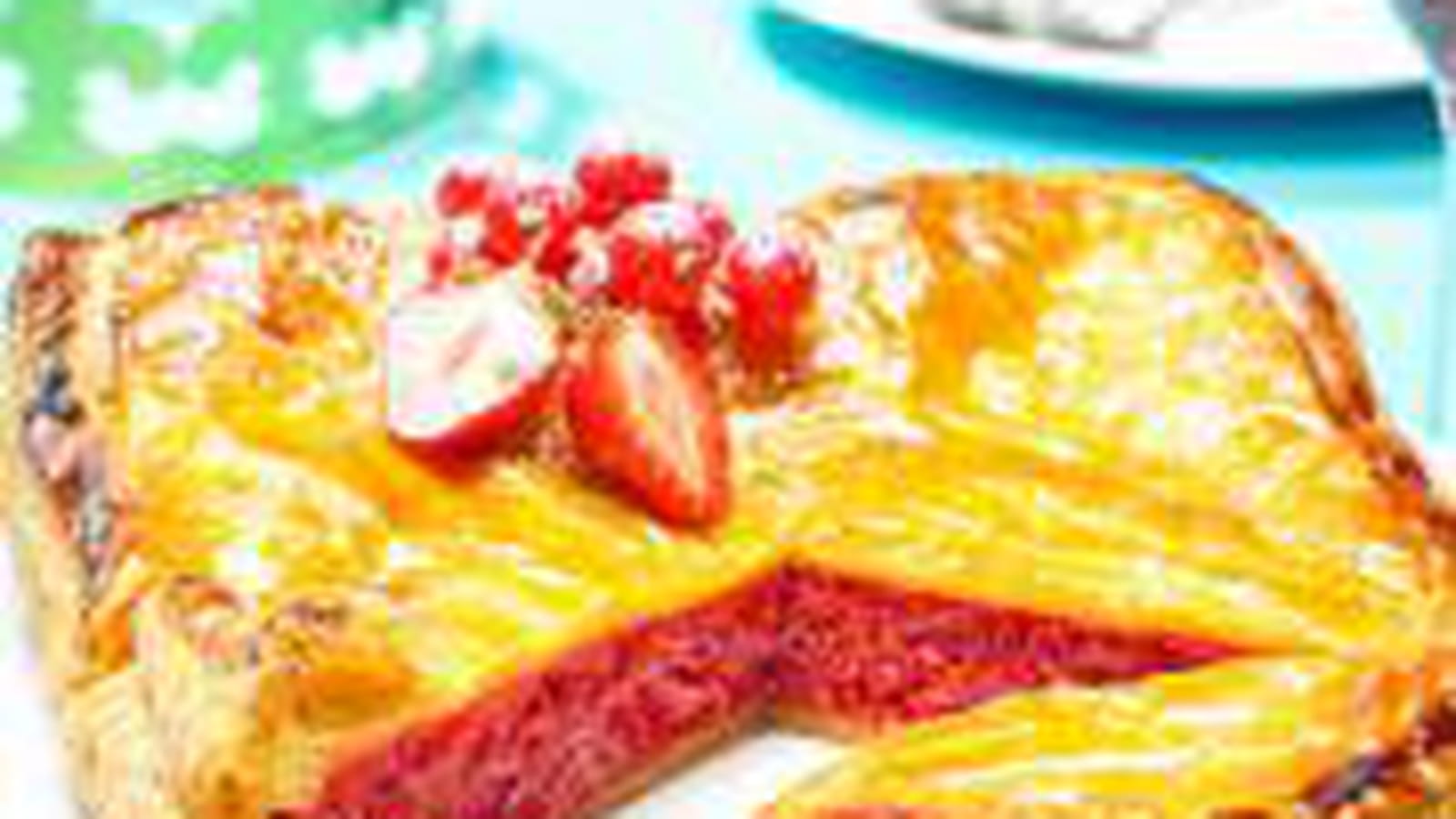Galette des rois aux fruits rouges