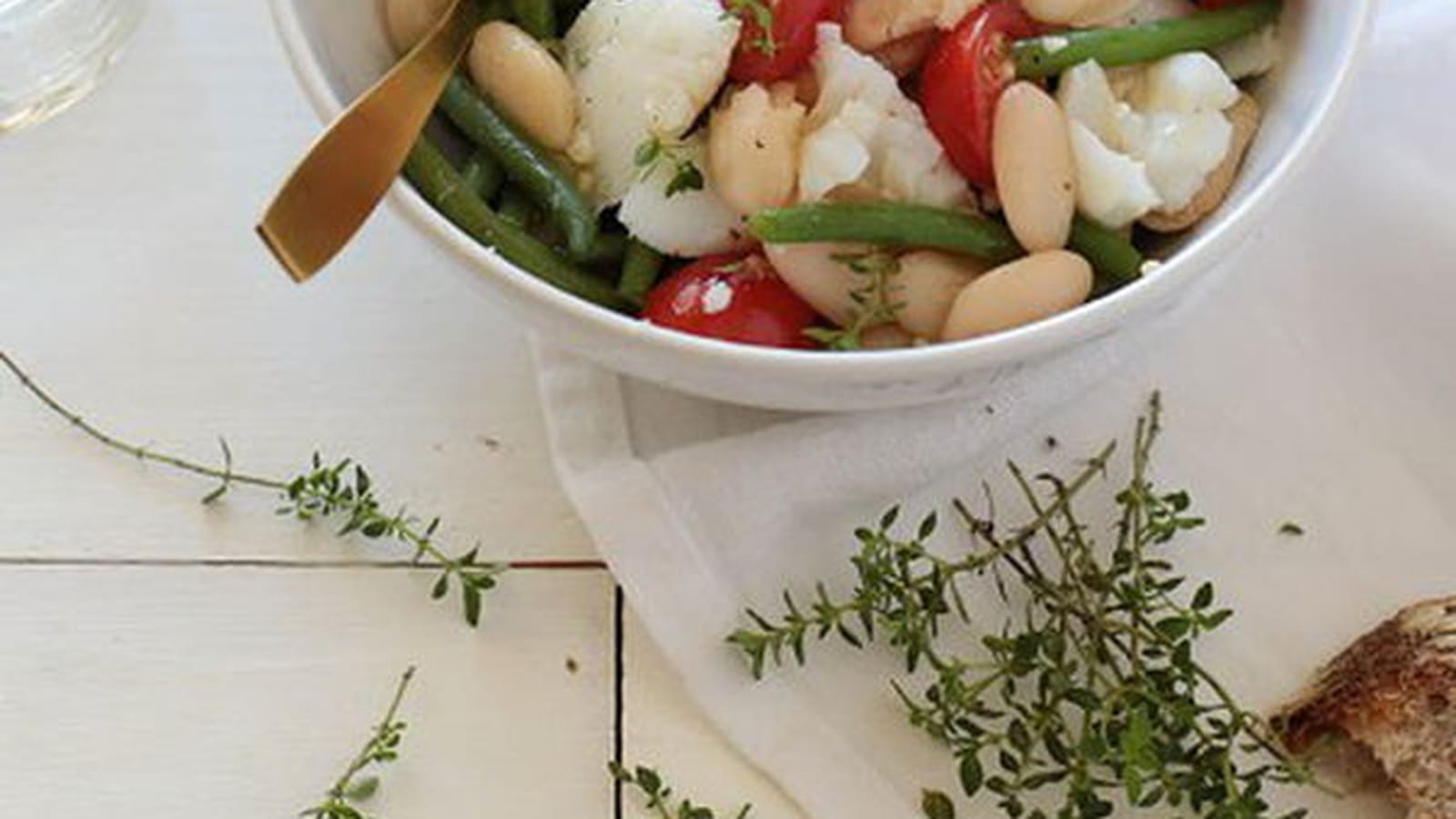 Salade de Haricots Tarbais à la Morue