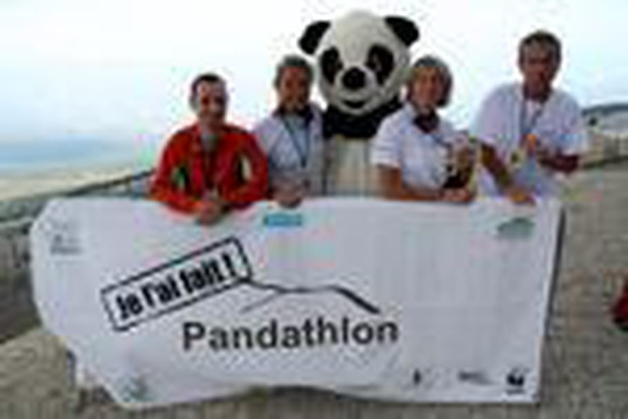 Le "Pandathlon", du sport éco-solidaire