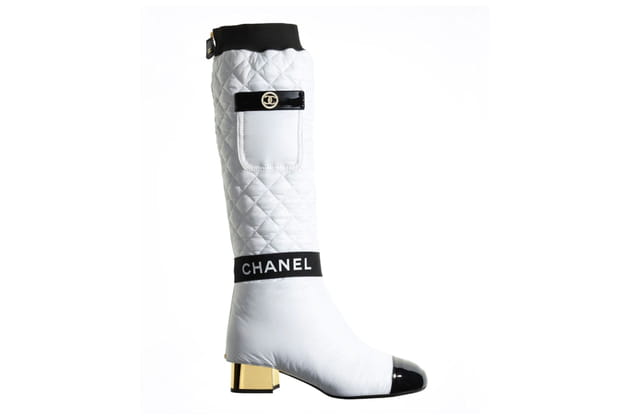 Bottes blanches de Chanel