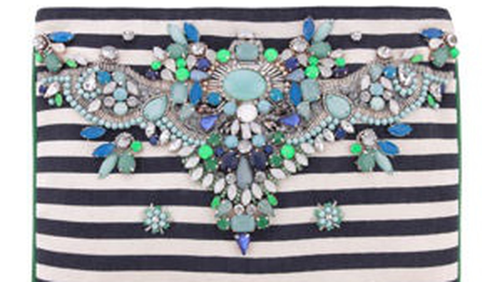 Pochette à rayures marines d'Accessorize