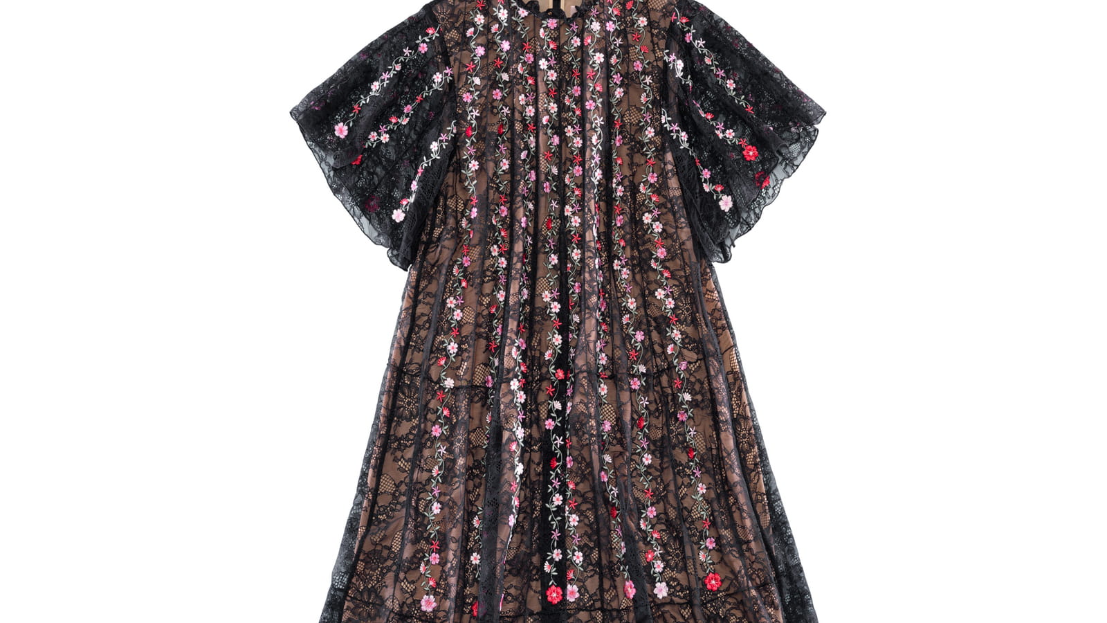 Robe brodée large