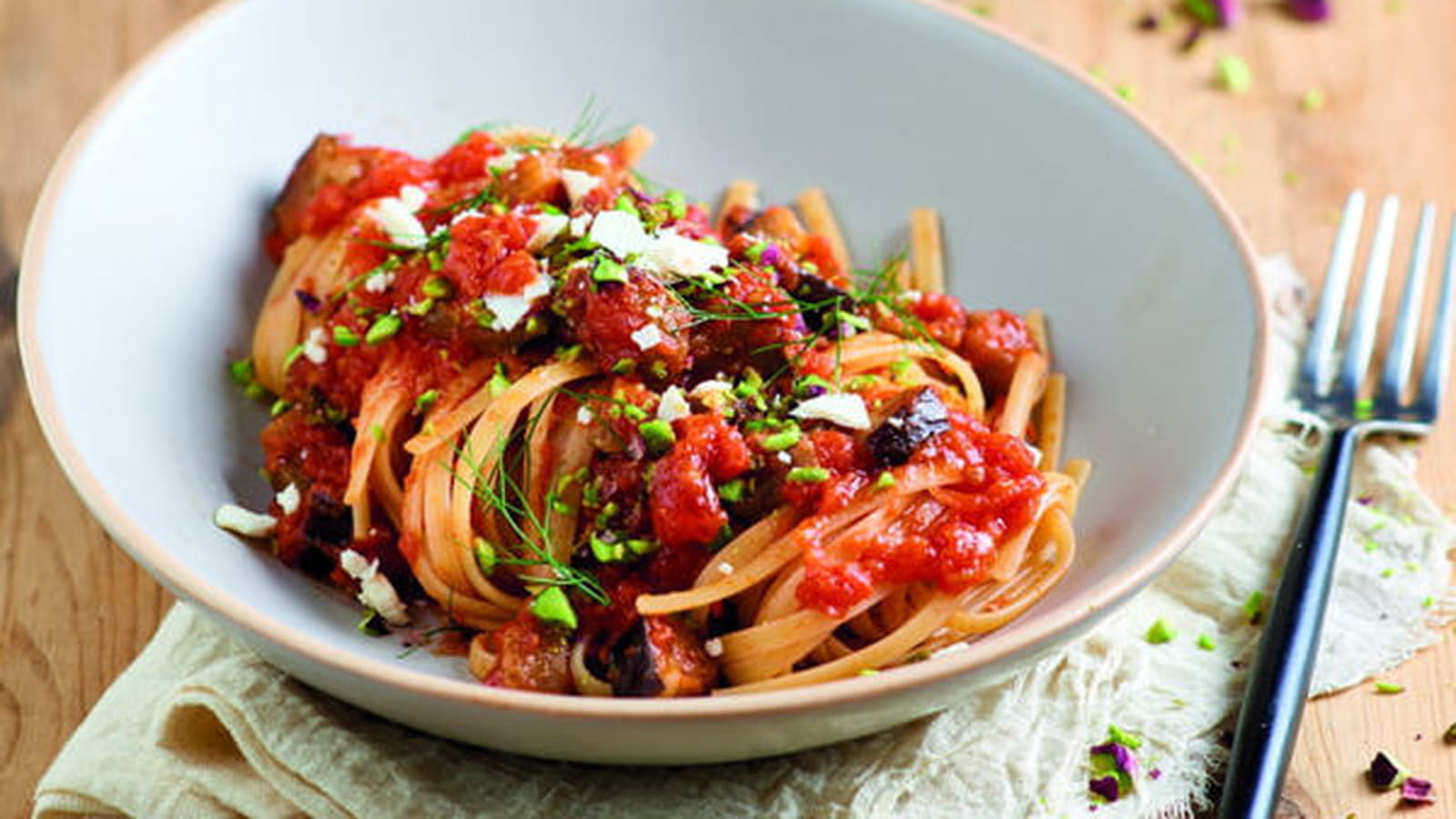 Linguine à la sauce tomate