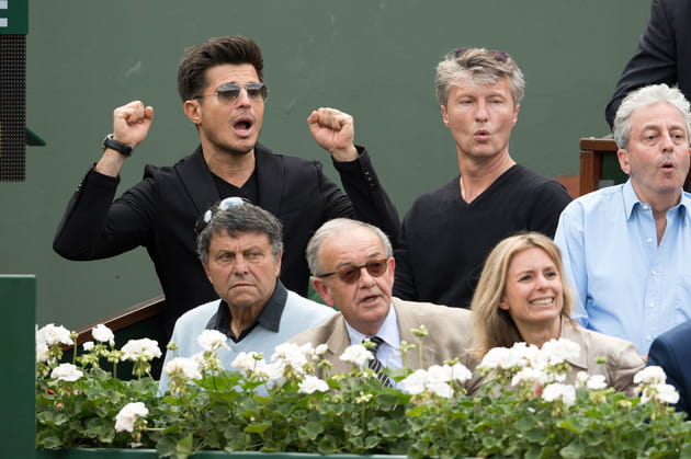 Vincent Niclo et un ami