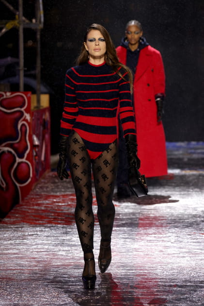 Look 61&nbsp;du d&eacute;fil&eacute; Tommy Hilfiger