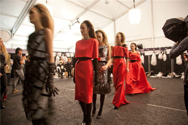 Pr&ecirc;tes &agrave; s'&eacute;lancer sur le podium