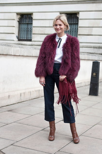 Street style &agrave; Londres : le jean pantacourt